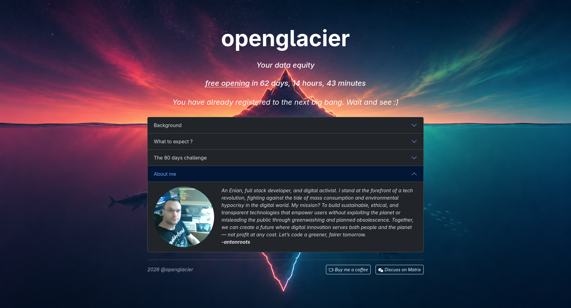 break the AI data ice with openglacier.org initiative